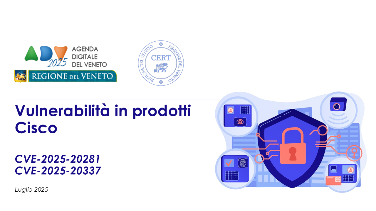 Copertina News Vulnerabilità in prodotti Cisco